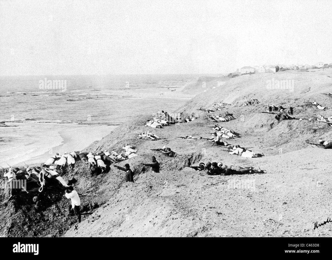 Battaglia per i Dardanelli, 1915 Foto Stock