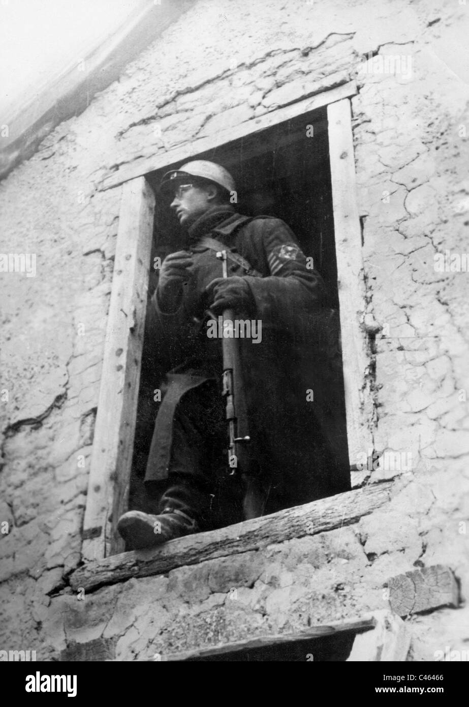 Membro ungherese della freccia a croce, 1944 Foto Stock