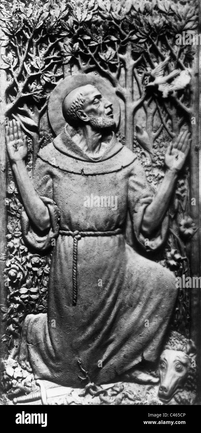 Francesco di Assisi Foto Stock