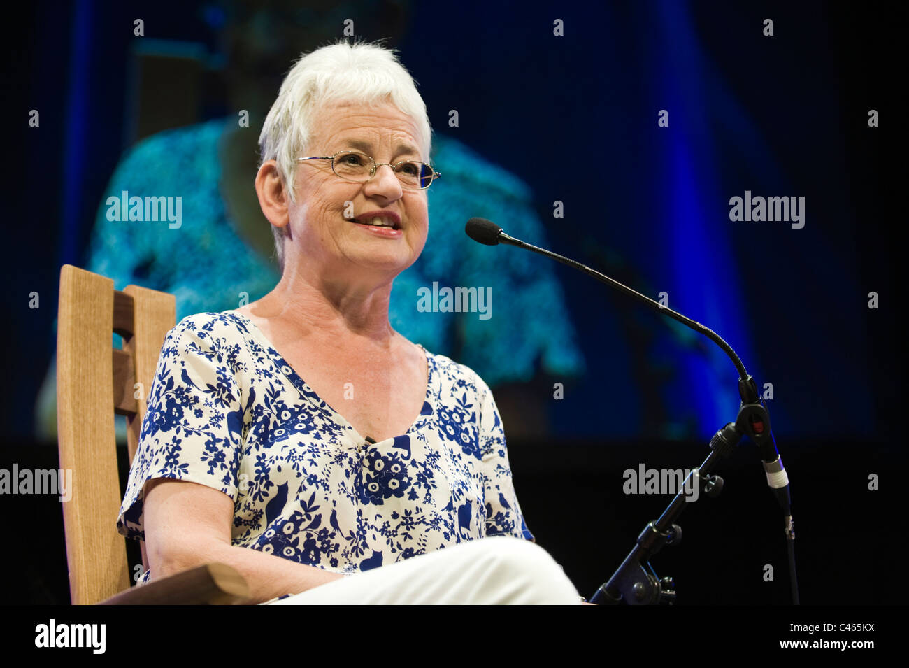 Dame Jacqueline Wilson per bambini illustrato autore a Hay Festival 2011 Foto Stock