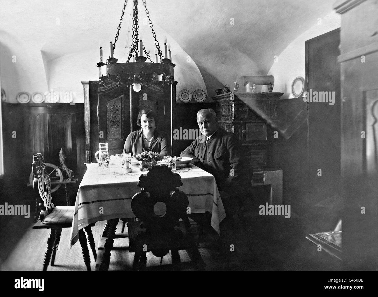 Franz Lehar e di sua moglie Sophie, 1929 Foto Stock
