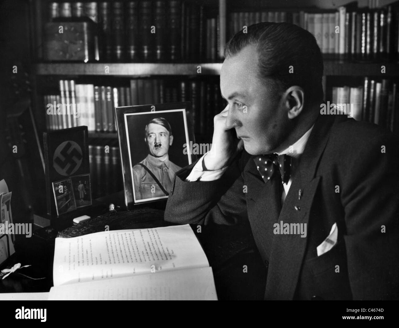 La Germania nazista: Führer cult Foto Stock