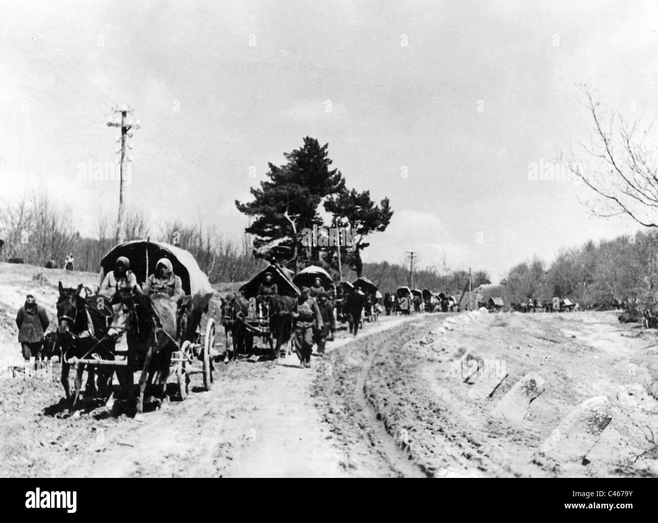 Volo di russo tedeschi da Ucraina e in Transnistria Foto Stock