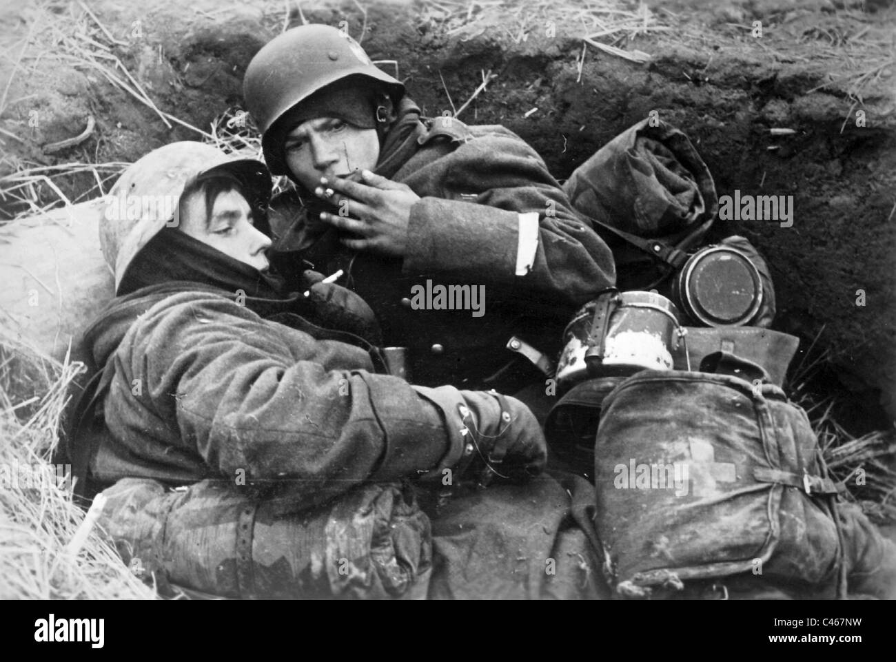 I soldati tedeschi in Russia, 1942 Foto Stock