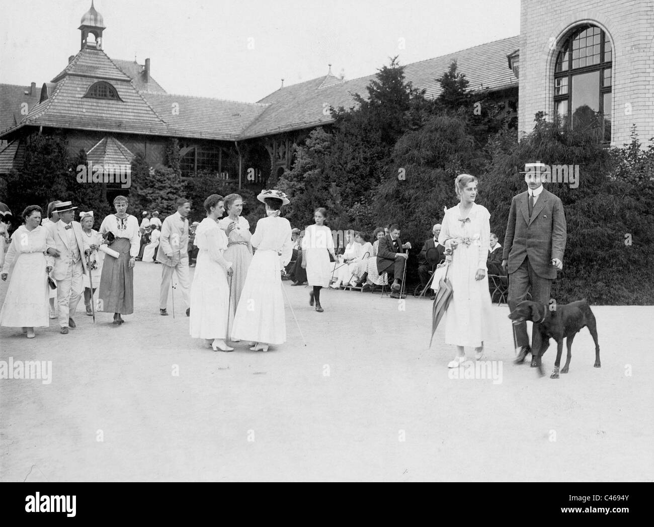 Spa gli ospiti, 1917 Foto Stock