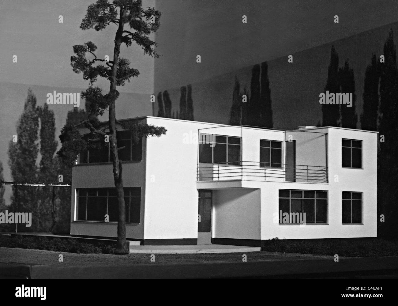 Modello di una singola casa famiglia da Walter Gropius Foto Stock