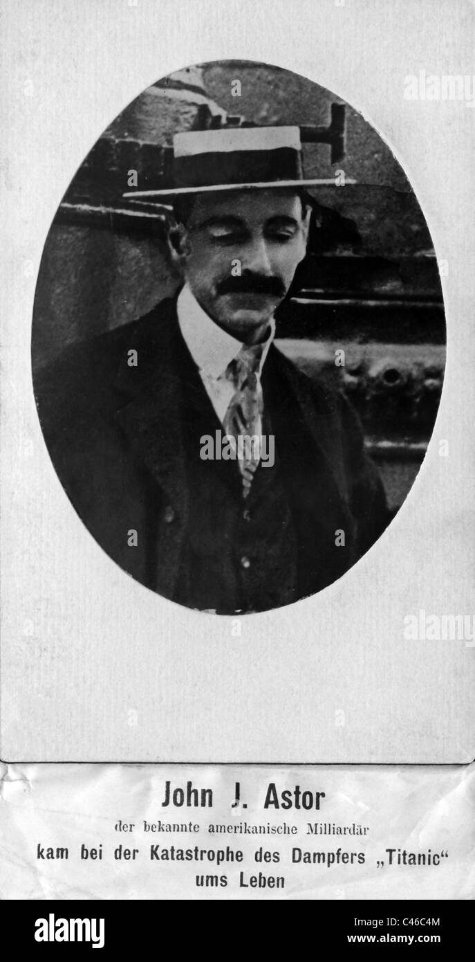John Jakob 2 Astor, Foto Stock
