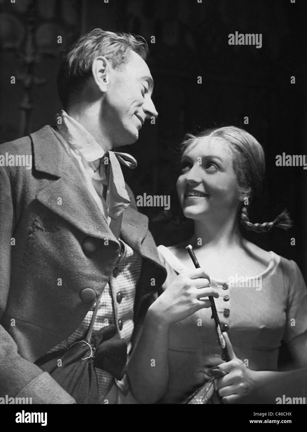 Bruno Huebner e Liesl Kinast in 'Il talismano', 1939 Foto Stock