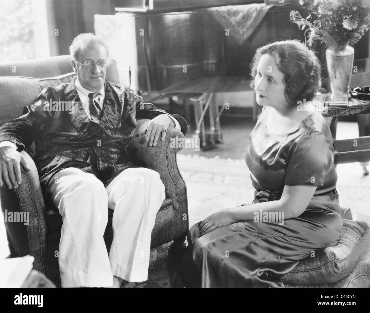 Oscar Strauss con la moglie, 1931 Foto Stock