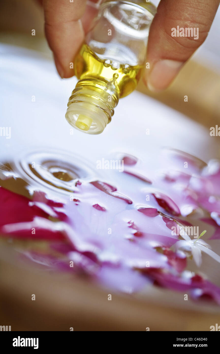 aroma terapia Foto Stock