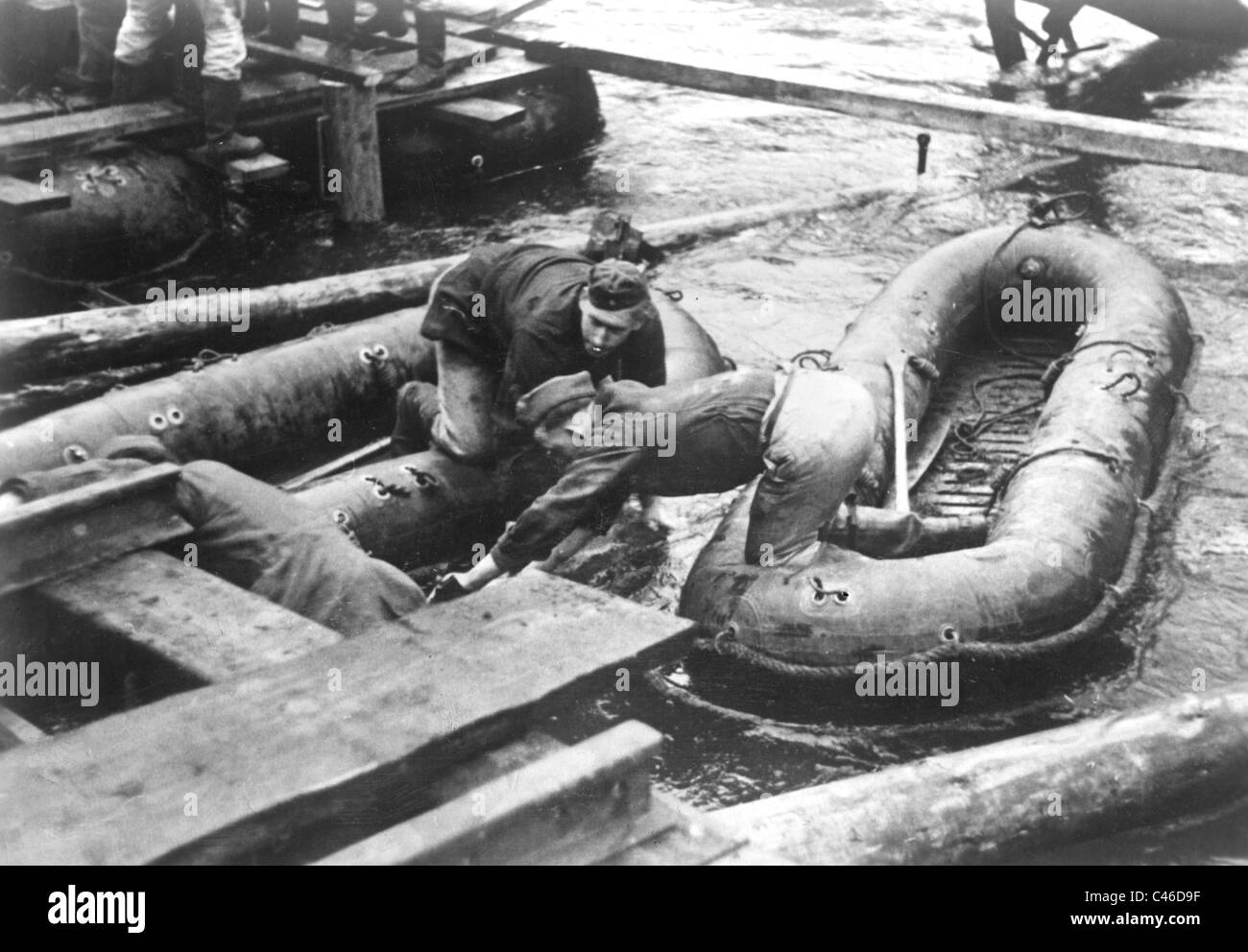 La seconda guerra mondiale: Tedesco pionieri Foto Stock