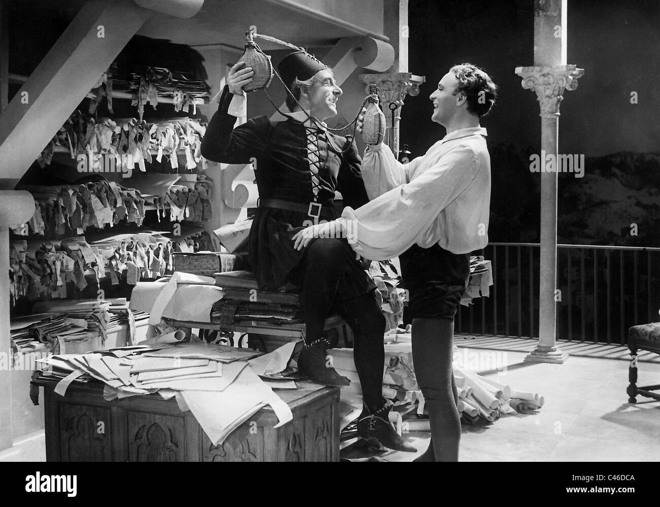 Paul Kemp e Willy Fritsch in 'Boccaccio", 1936 Foto Stock