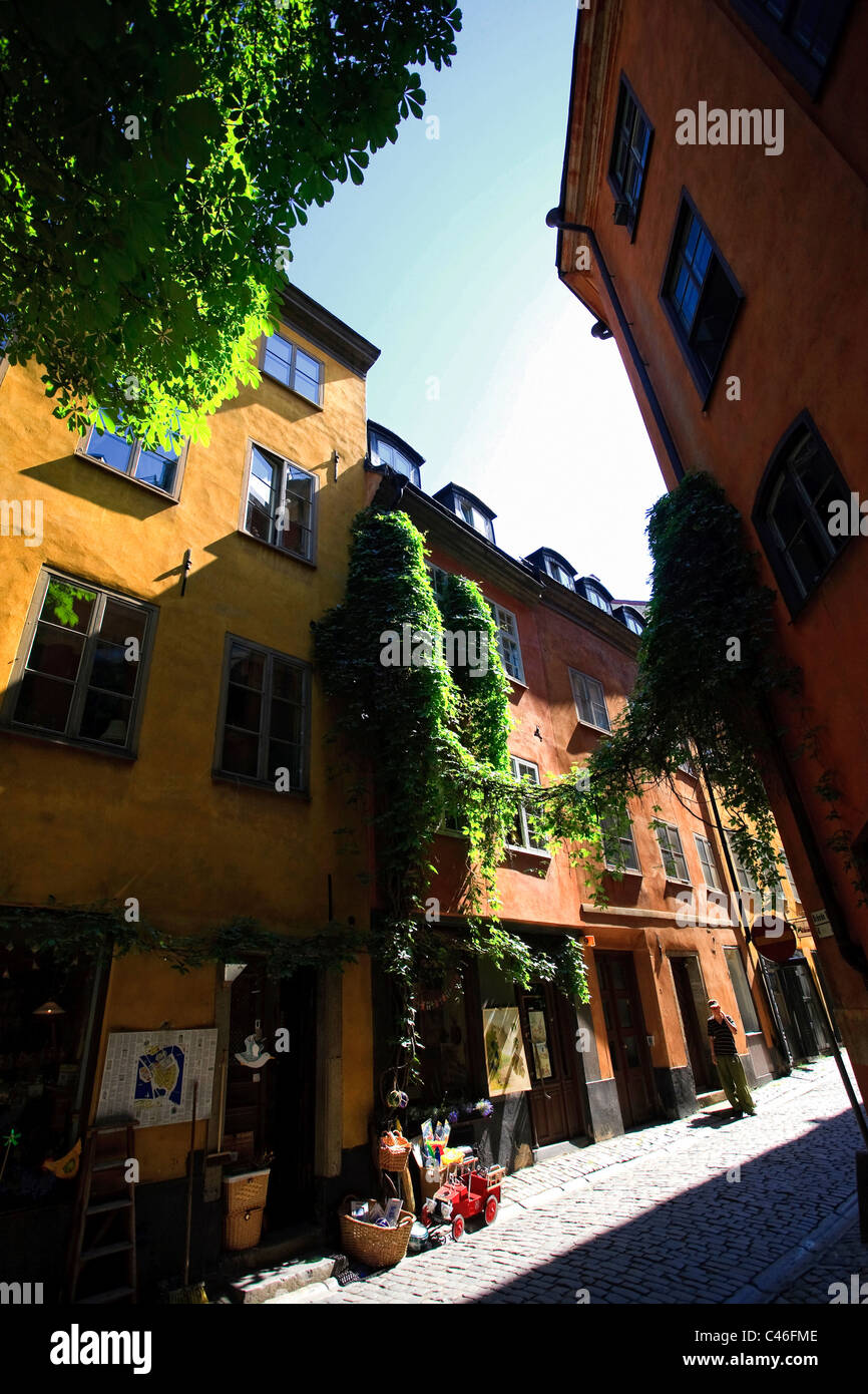 Gamla Stan (centro storico), Stoccolma, Svezia Foto Stock Gamla Stan (centro storico), Stoccolma, Svezia Foto Stock