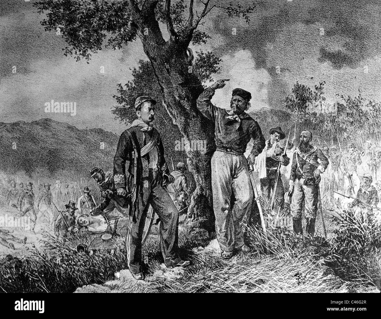 Giuseppe Garibaldi, Foto Stock