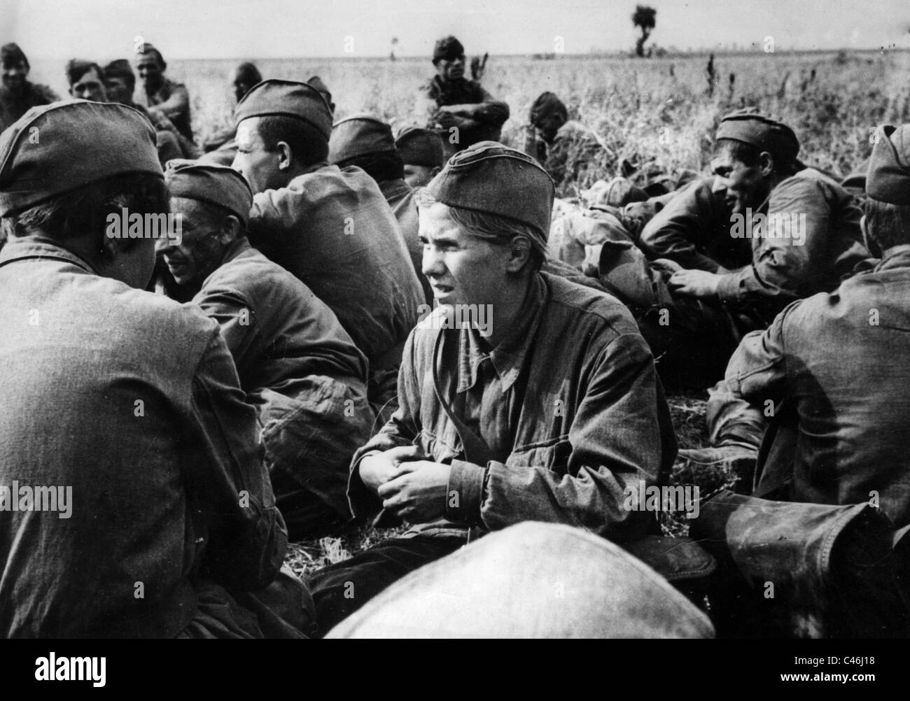 La seconda guerra mondiale e dei prigionieri di guerra russi: Donne nell'esercito rosso Foto Stock