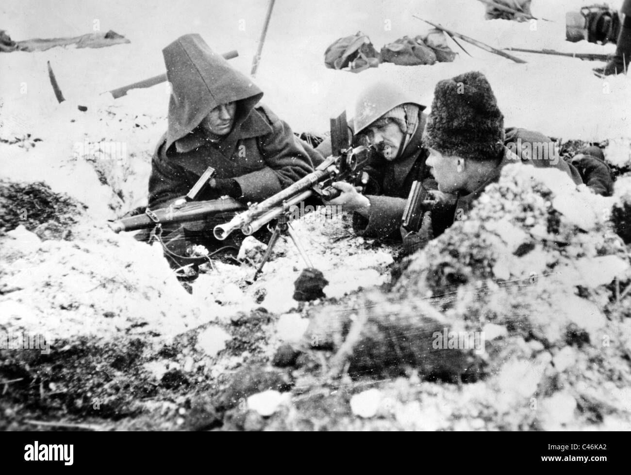 Truppe rumene durante la Battaglia di Stalingrado, 1943 Foto Stock