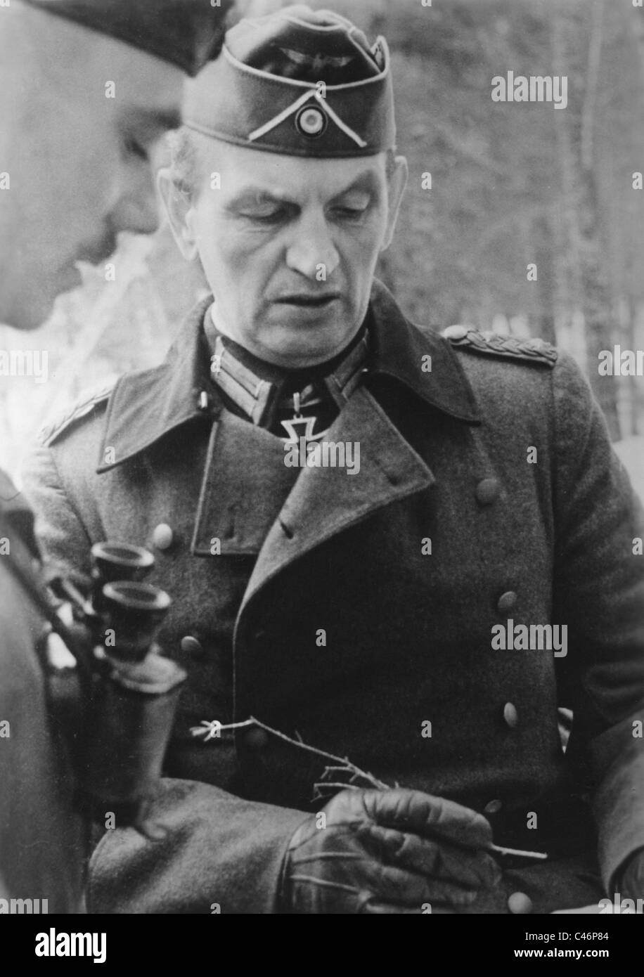 La seconda guerra mondiale: Fronte orientale. Le doghe e i posti di comando della Wehrmacht, 1941 - 1942 Foto Stock