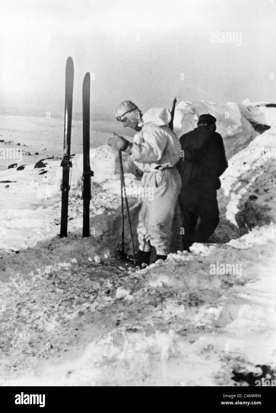 La seconda guerra mondiale: Murmansk anteriore, la Lapponia (Sapmi), Finlandia, 1941-1944 Foto Stock