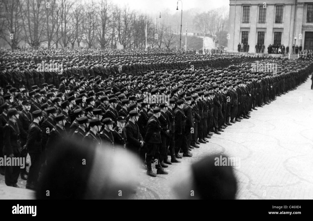 La seconda guerra mondiale: campagna norvegese. Truppe tedesche in Norvegia, 1940 - 1944 Foto Stock