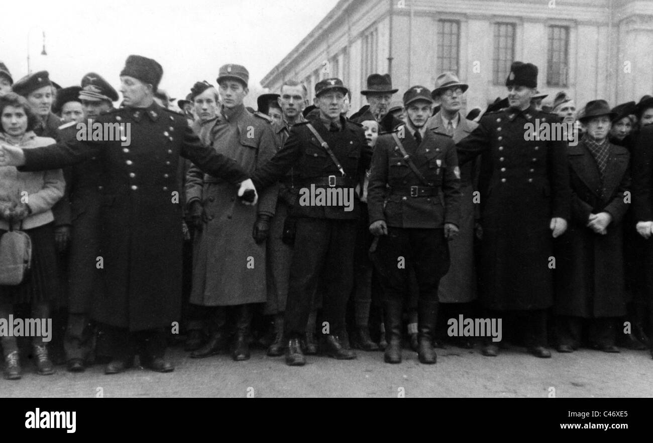 La seconda guerra mondiale: campagna norvegese. Truppe tedesche in Norvegia, 1940 - 1944 Foto Stock