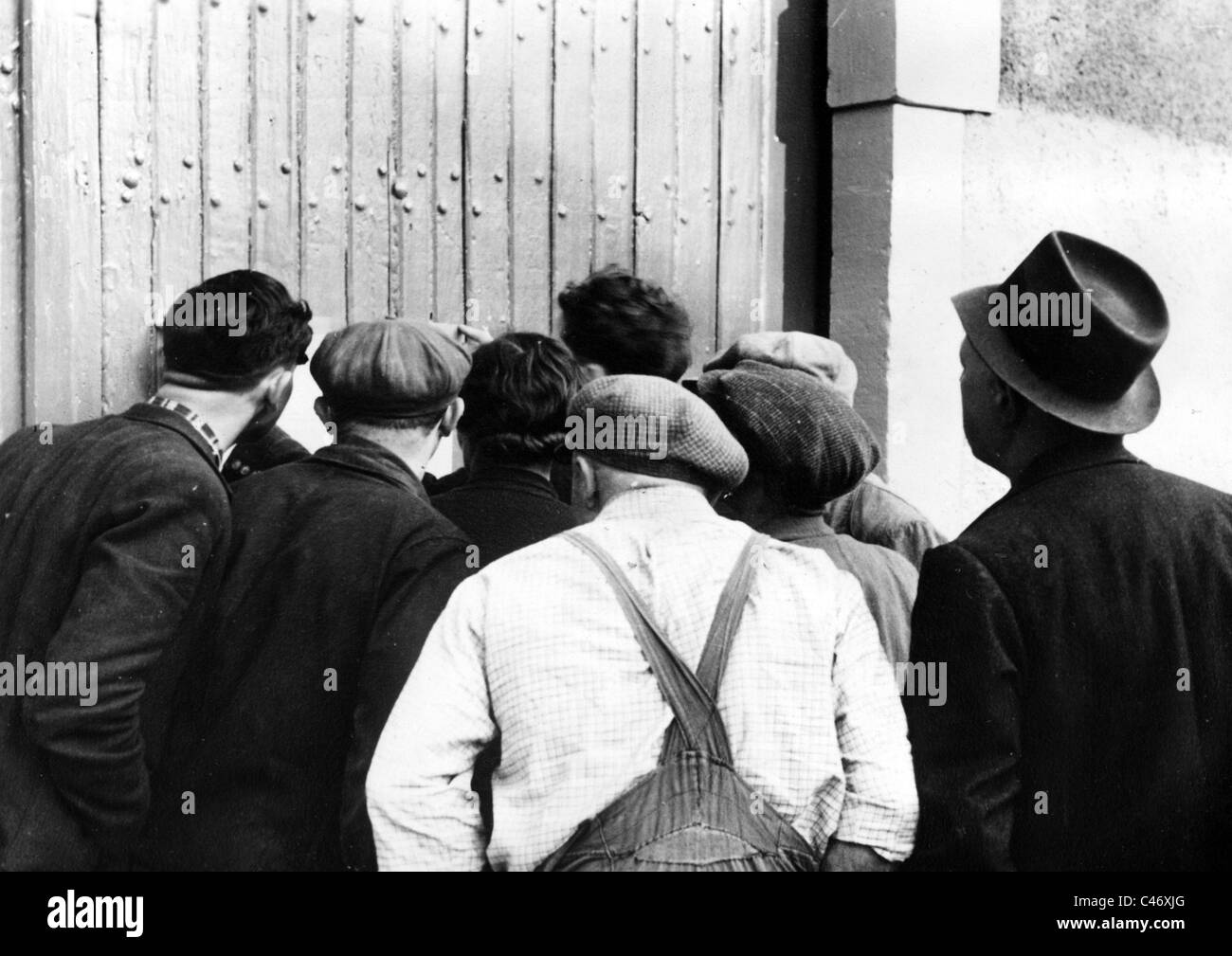 La seconda guerra mondiale: fronte occidentale. Lussemburgo sotto occupazione tedesca, 1940 - 1944 Foto Stock