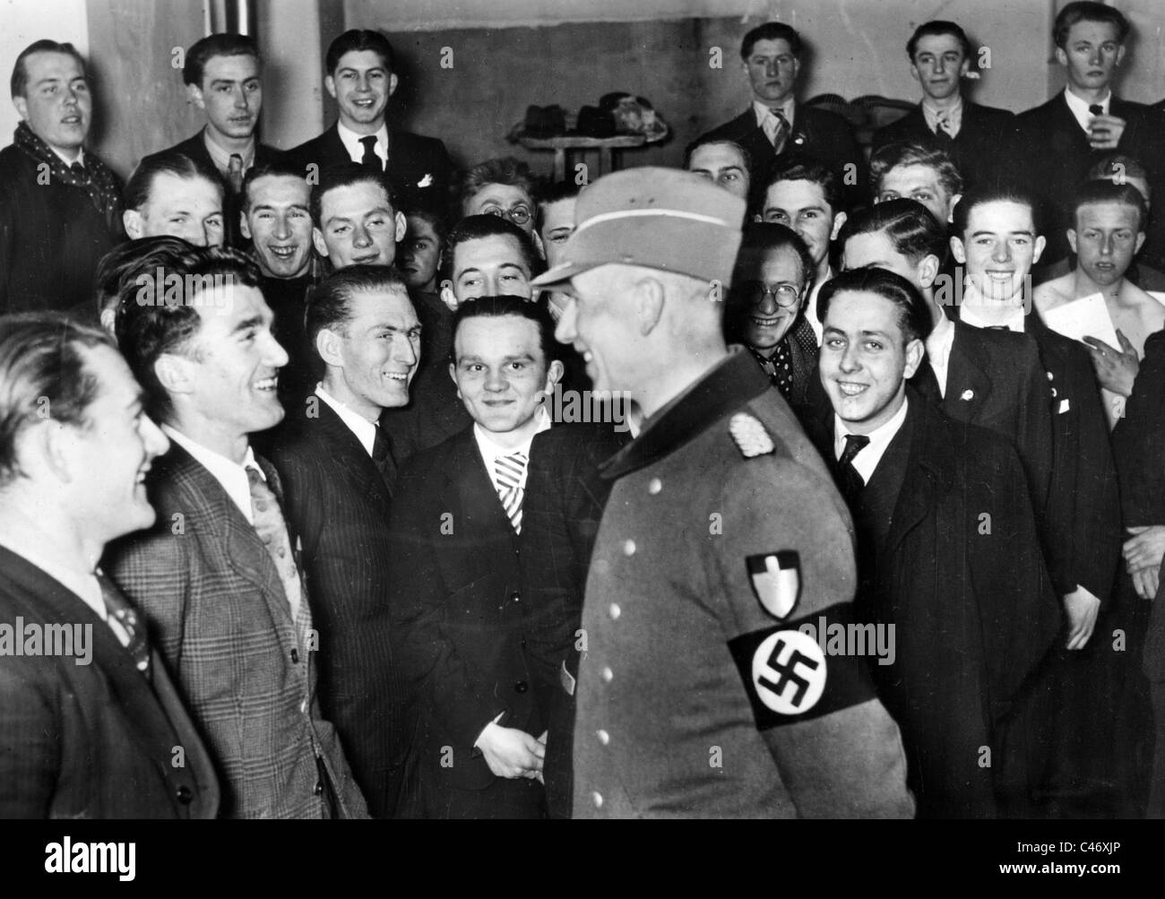 La seconda guerra mondiale: fronte occidentale. Lussemburgo sotto occupazione tedesca, 1940 - 1944 Foto Stock