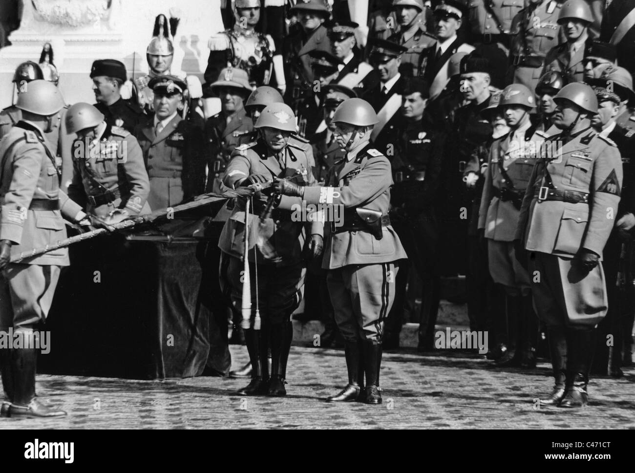 Benito Mussolini, Foto Stock