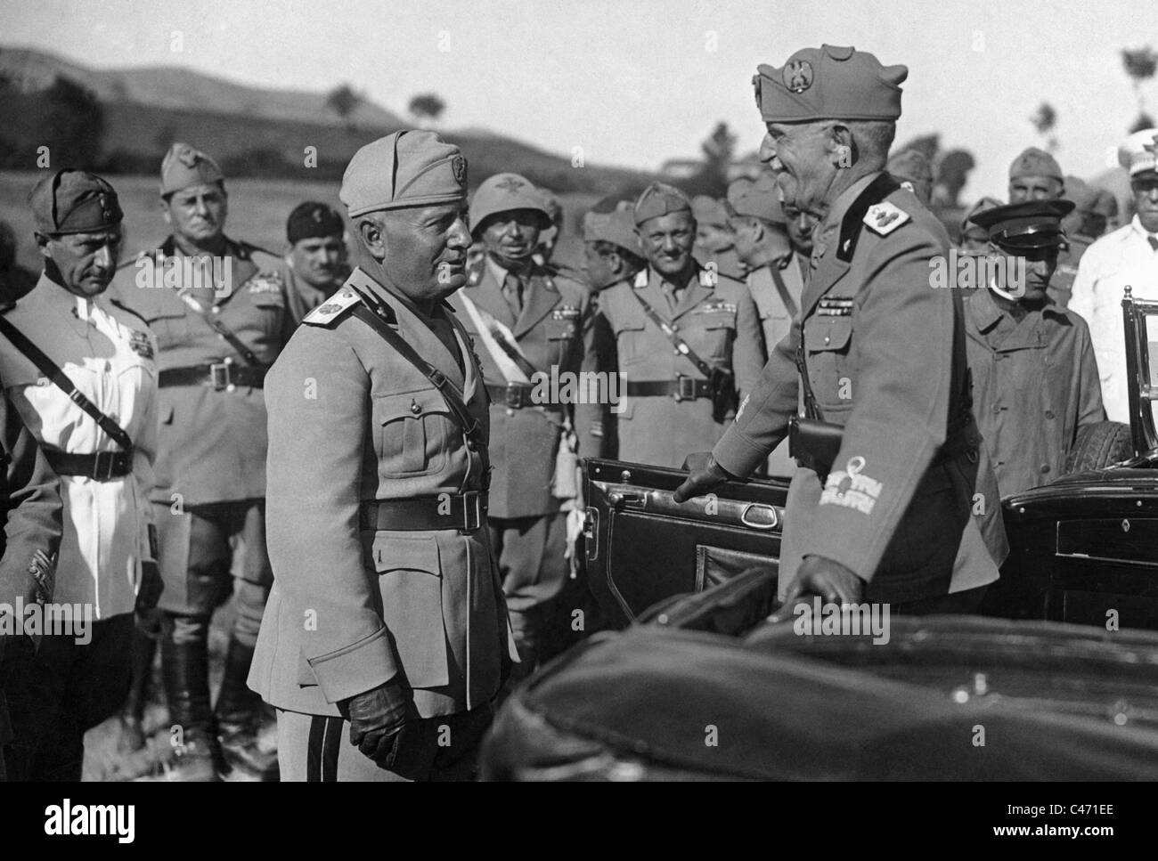 Benito Mussolini, Foto Stock