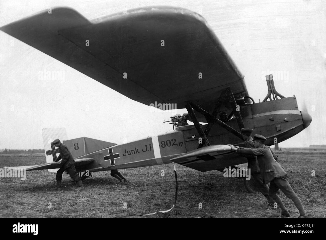 La Prima Guerra Mondiale: Massa tedesco-attacco velivoli, 1914-1918 Foto Stock