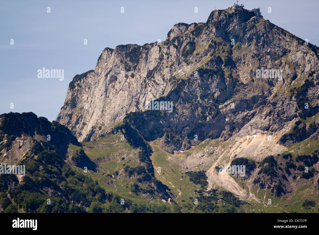 Alpi austriache in estate Foto Stock