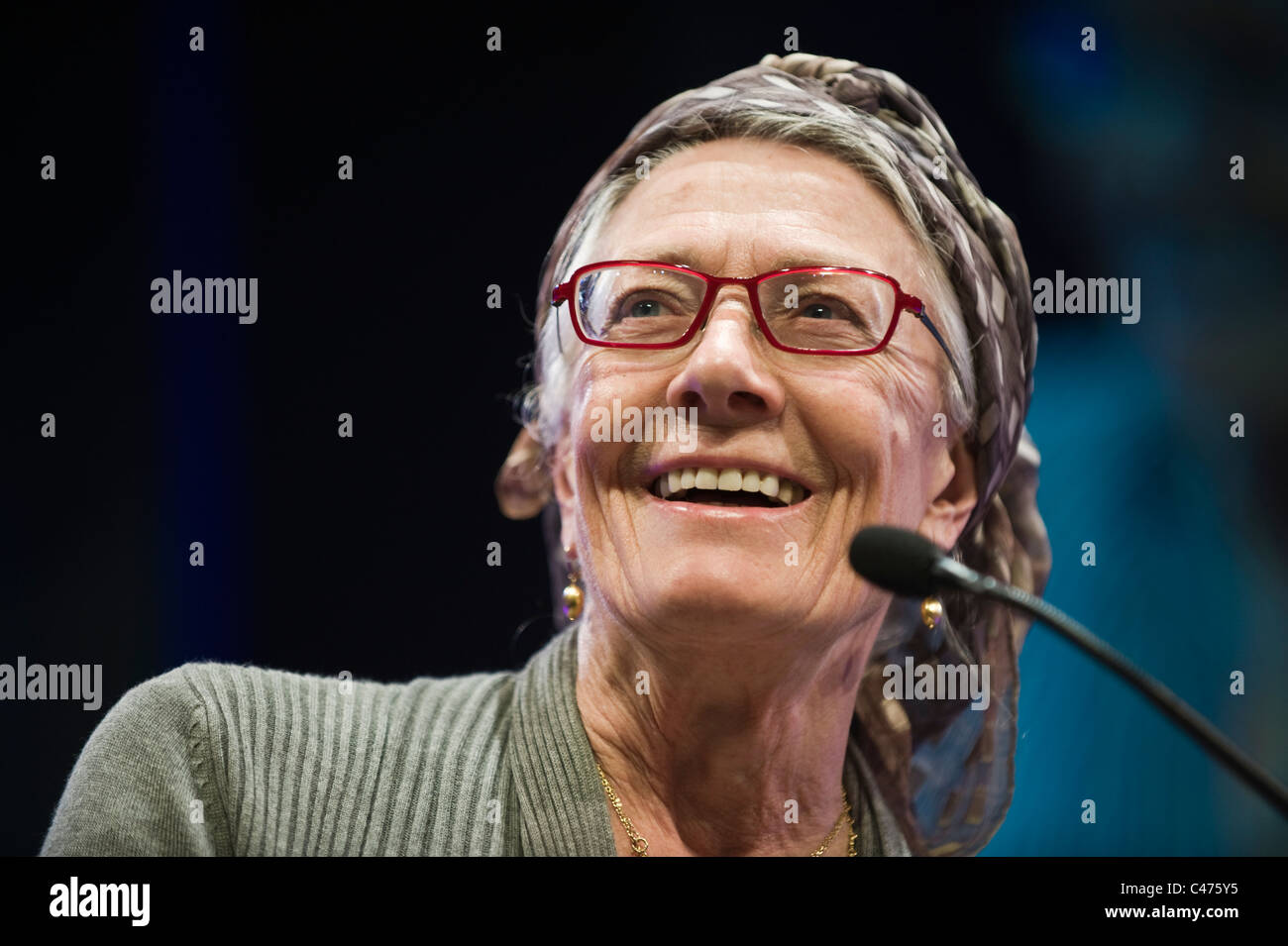 Vanessa Redgrave attrice e diruttori raffigurato a Hay Festival 2011 Foto Stock