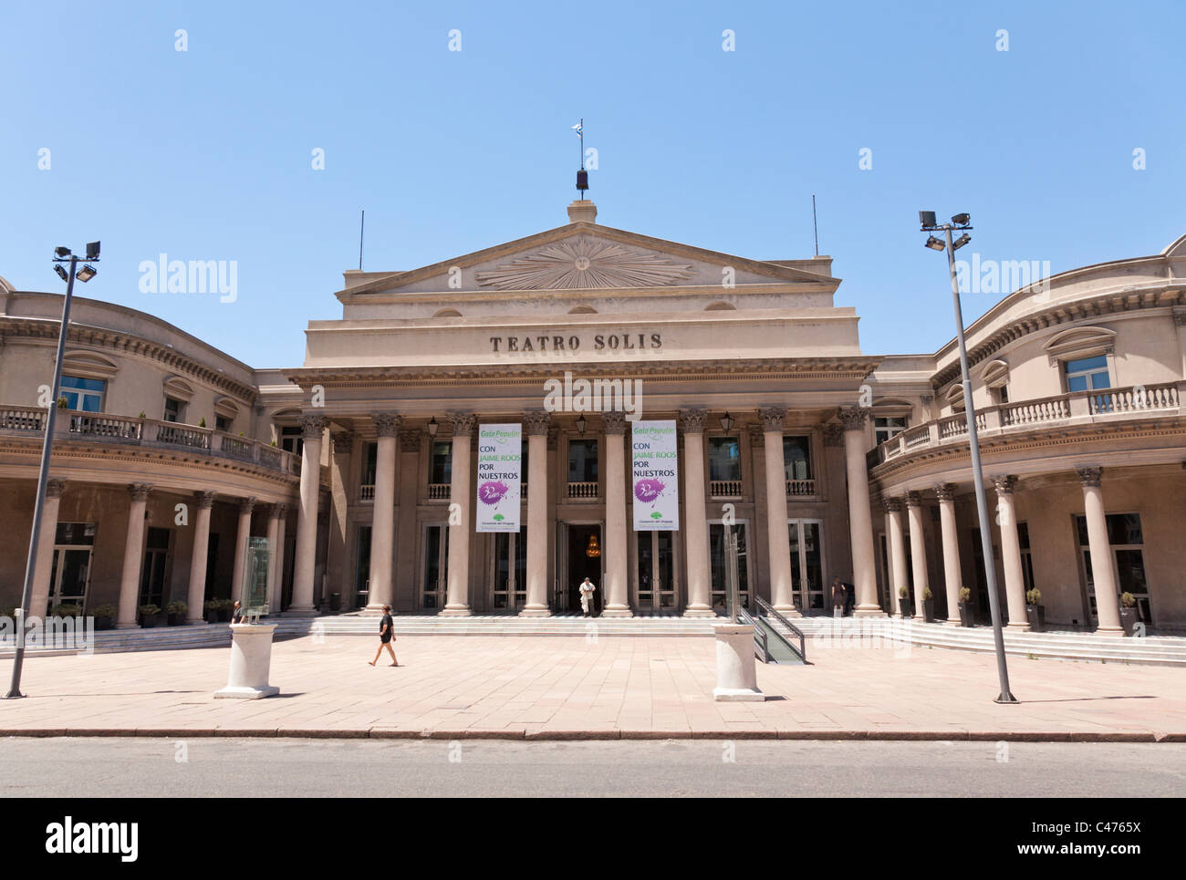 Teatro Solis, Montevideo, Uruguay Foto Stock