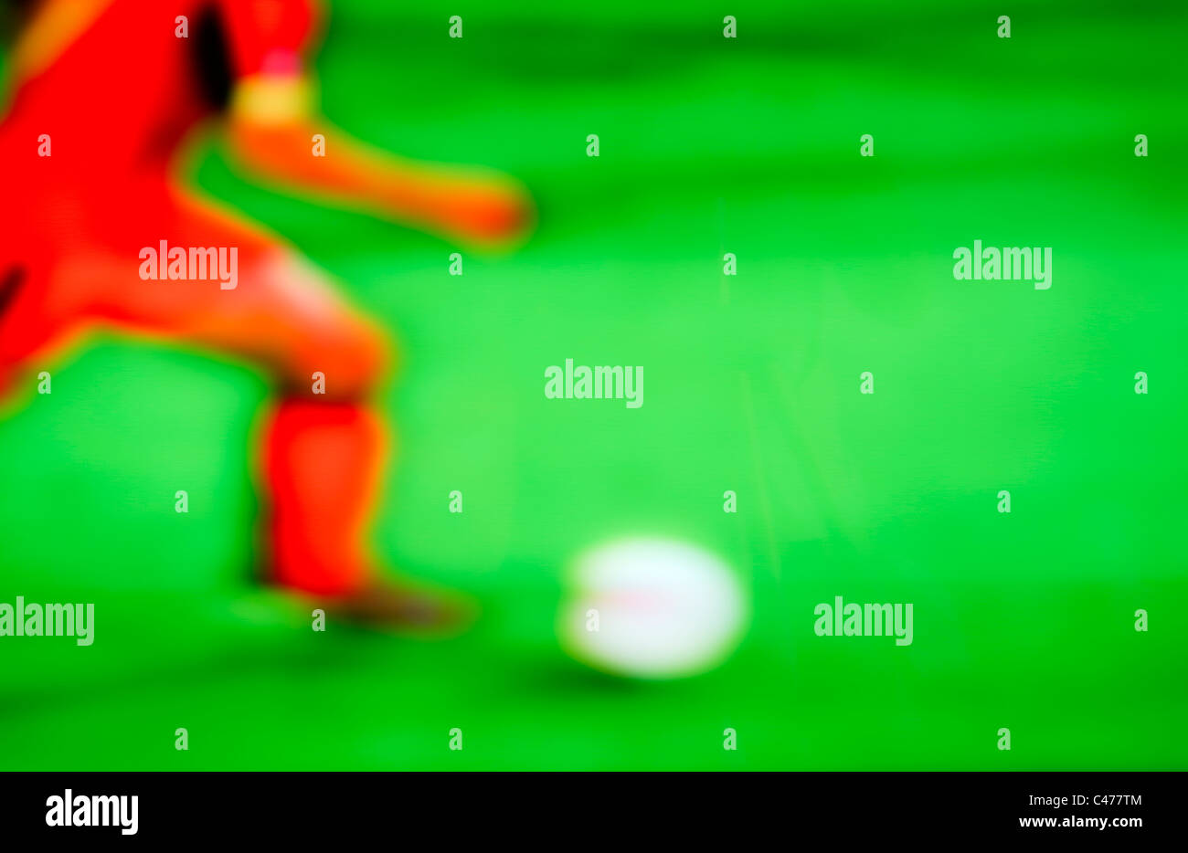 Calcio - sfocatura astratto Foto Stock