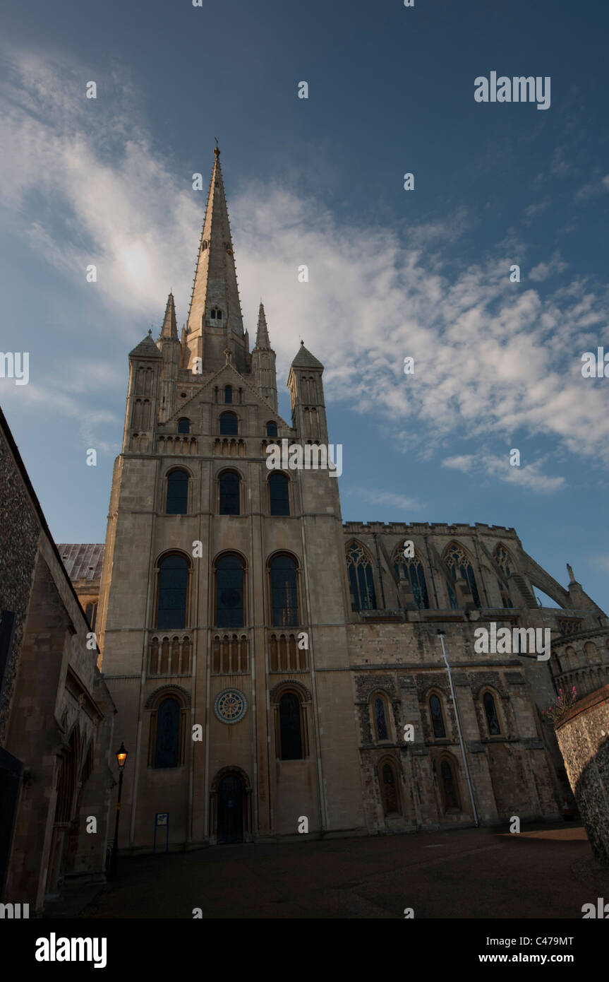 Norwich Cathedral Foto Stock