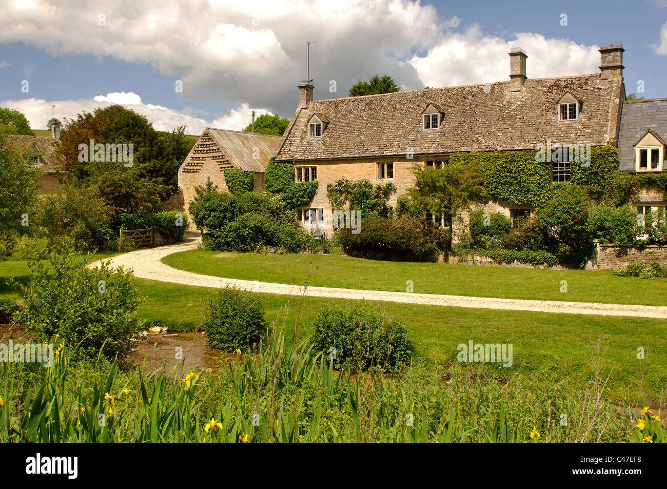 Macellazione superiore villaggio, Gloucestershire, England, Regno Unito Foto Stock