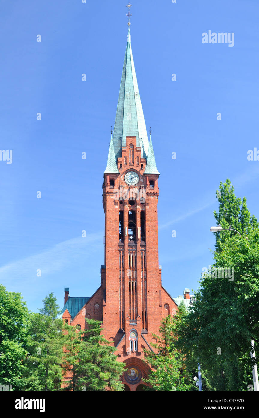 Vecchia Chiesa in Polonia. Bydgoszcz Foto Stock