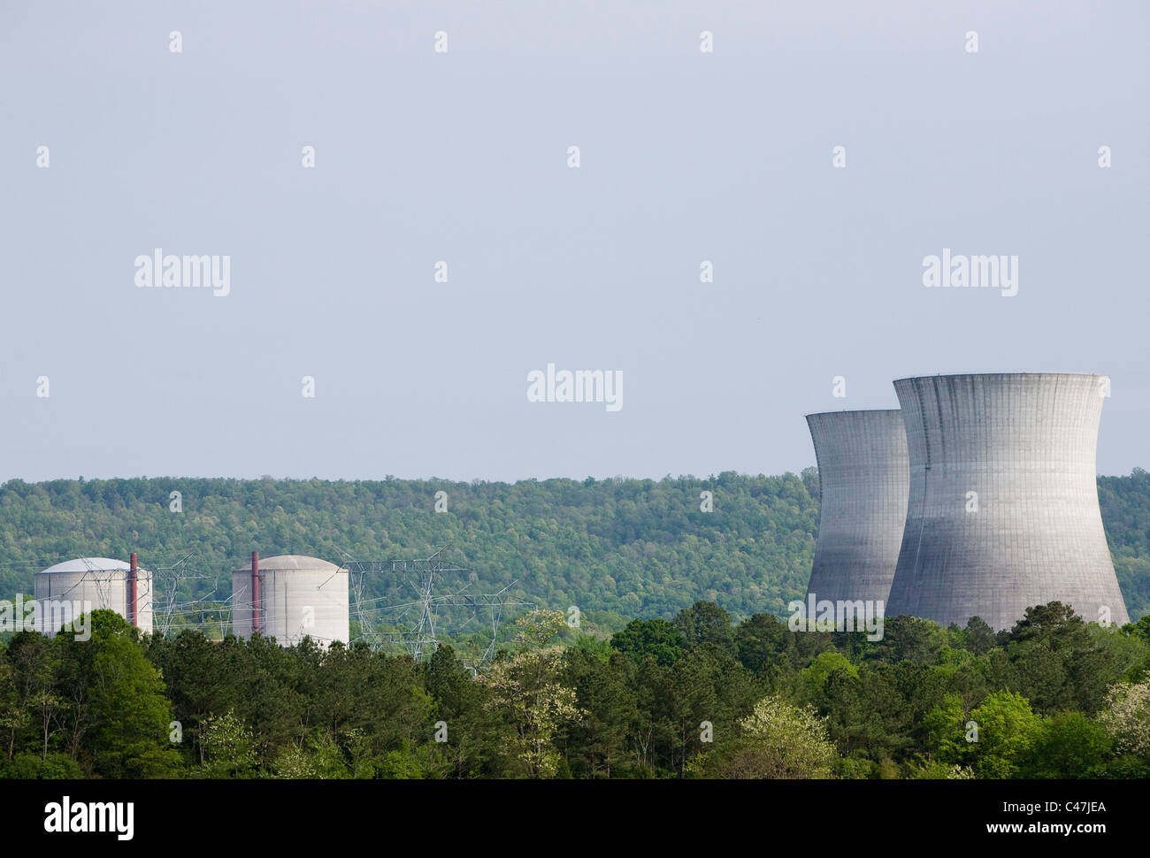 L'incompiuta Bellefonte Centrale Nucleare. Foto Stock