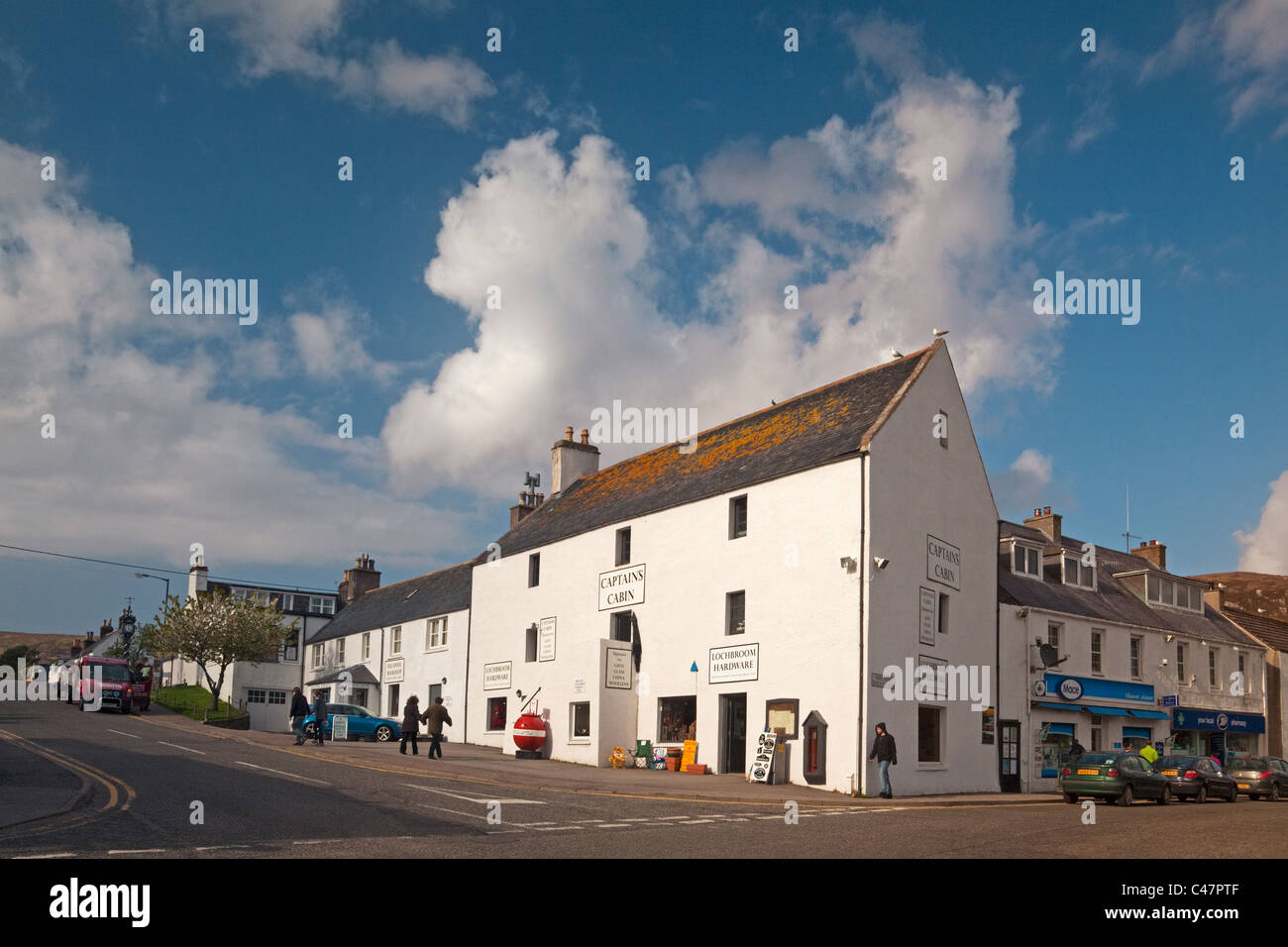 Cabina comandante, Ullapool Foto Stock