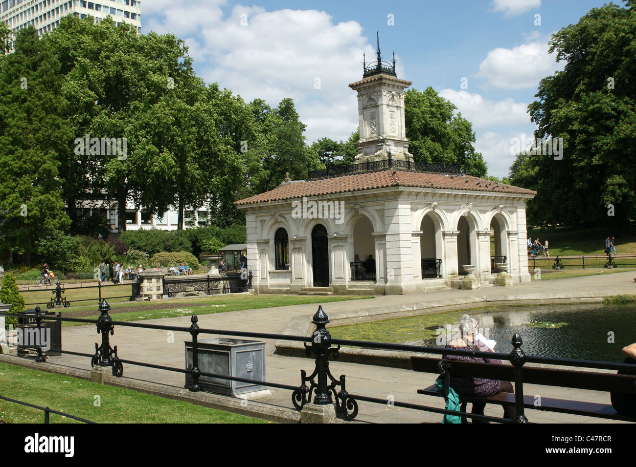 Giardini Italiani in Kensington Gardens, Londra Foto Stock