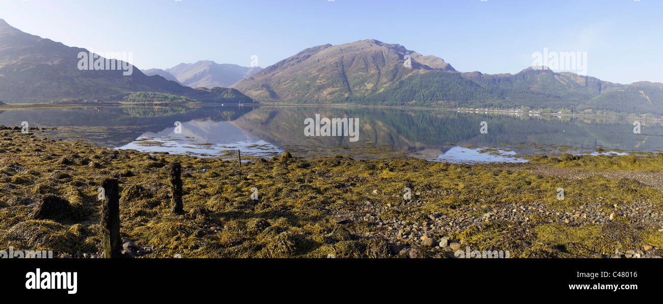 Loch Duich, Lochalsh, Shiel Bridge, regione delle Highlands, Scozia Foto Stock