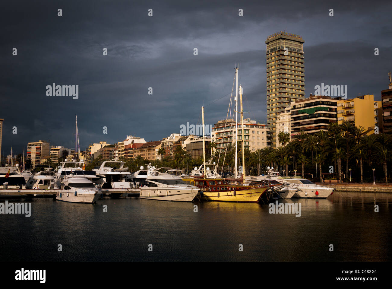 Il porto di Alicante, Spagna Pic Brian Hickey Foto Stock