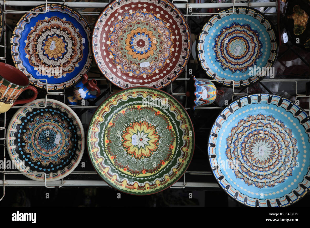 La Bulgaria, Plovdiv, artigianato, ceramiche, Foto Stock
