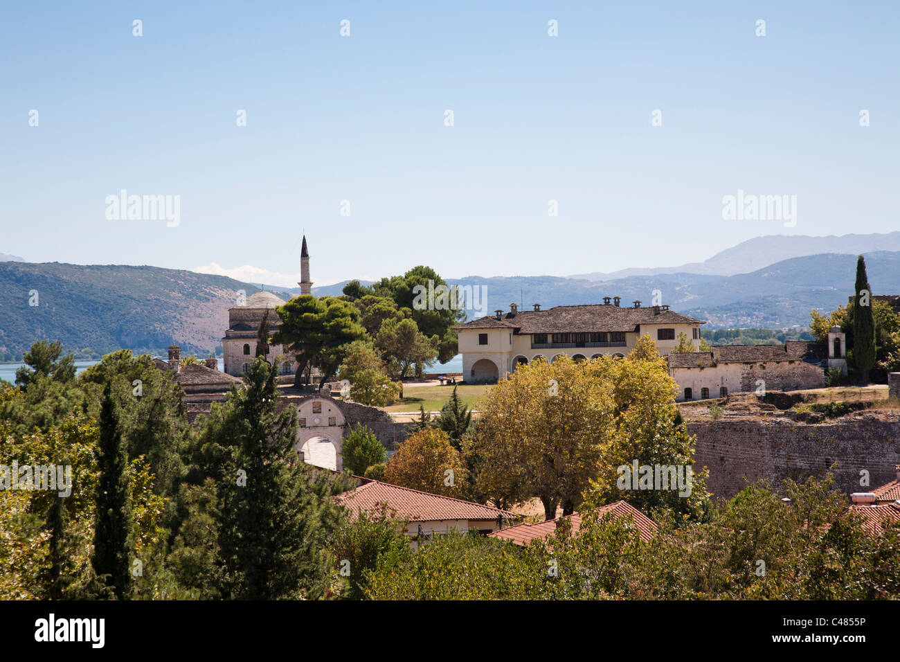 Cittadella interna, Fethiye Tzami e Museo Bizantino di Ioannina, Grecia Foto Stock