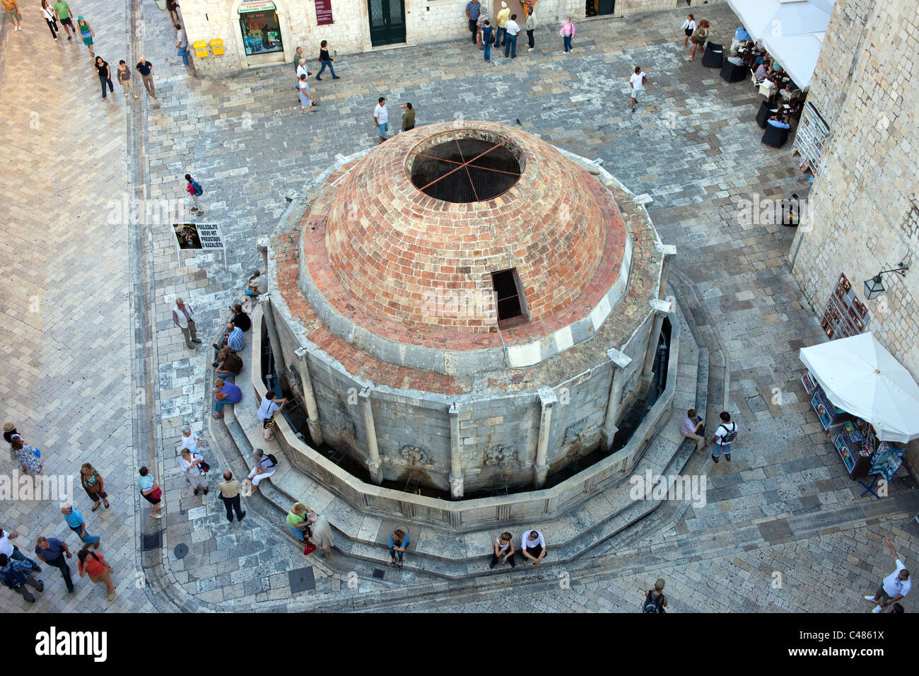 Onofrio la fontana costruita da Onofrio della Cava nel 1438 a Dubrovnik, Croazia Foto Stock