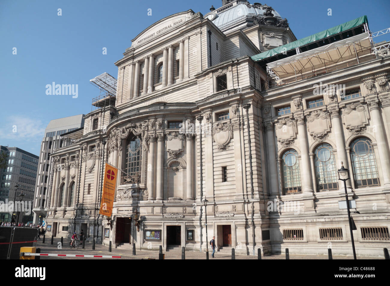 Il Methodist Central Hall di Westminster, Londra, Regno Unito. Aprile 2011 Foto Stock