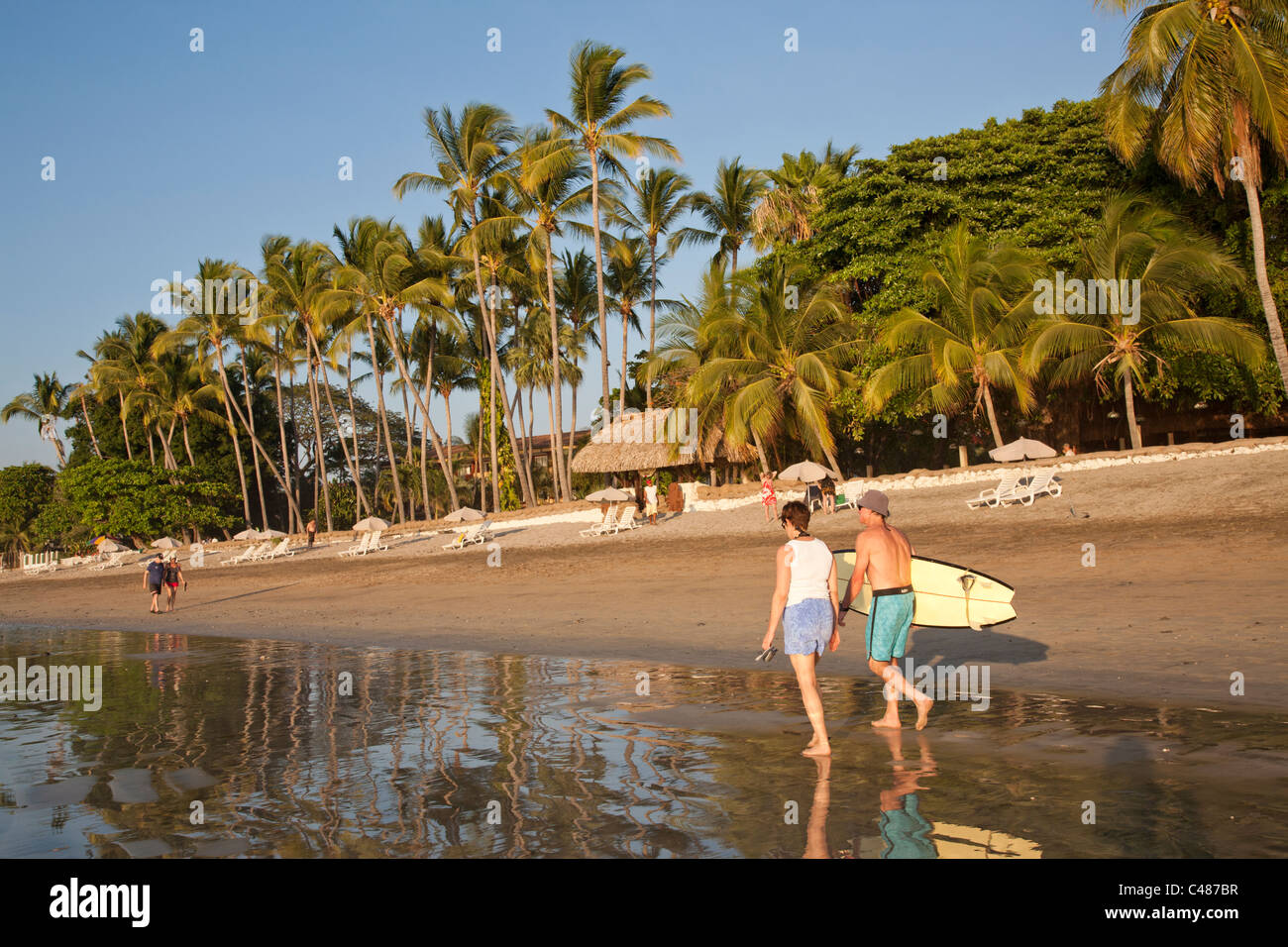 Tamarindo Di Playa Beach. Tamarindo, Nicoya peninsula, Costa Rica Foto Stock