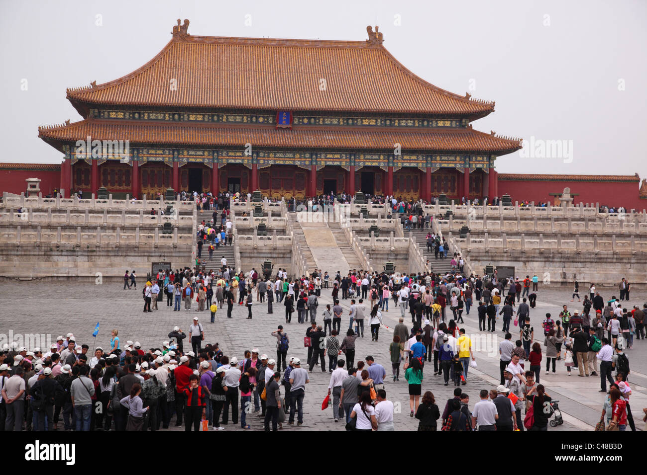 La città proibita a Pechino, Cina Foto Stock