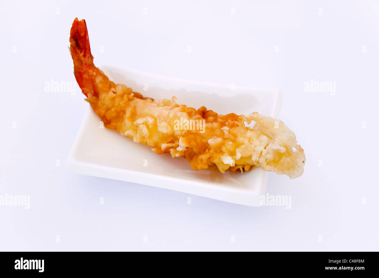 Tempura di gamberi Foto Stock