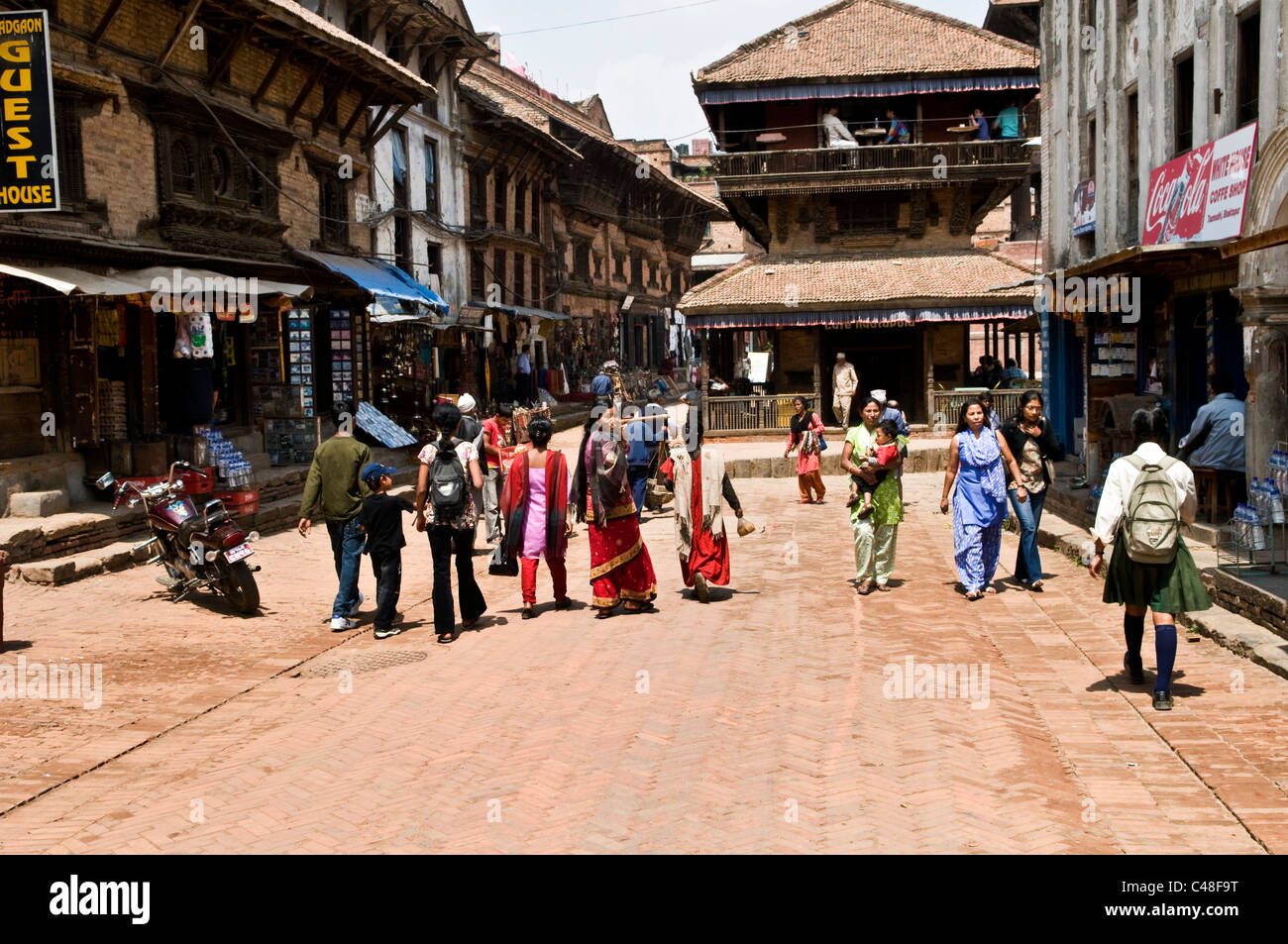 Il vecchio Durbar sq. in Patan, Nepal. Foto Stock