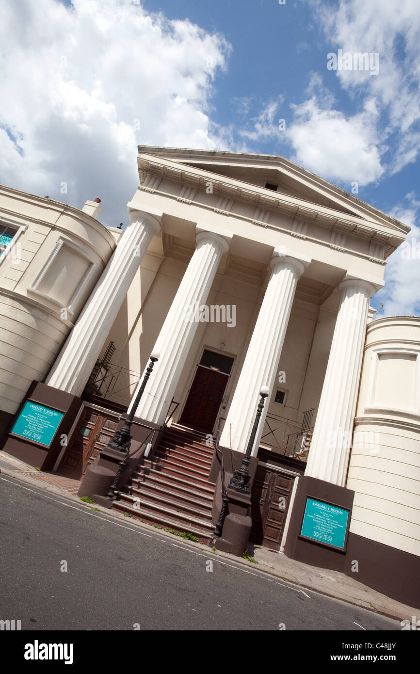 Il gruppo di camere. Ex sala massonica. Undercliffe, St Leonards on Sea, Hastings, Sussex, England, Regno Unito Foto Stock